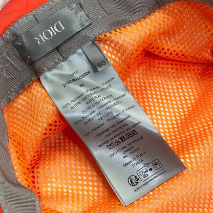 Dior Parley Collaboration Hat Safari Hat Logo Polyester Orange