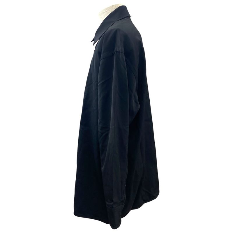 Balenciaga Shirt Long Sleeve Black Wool