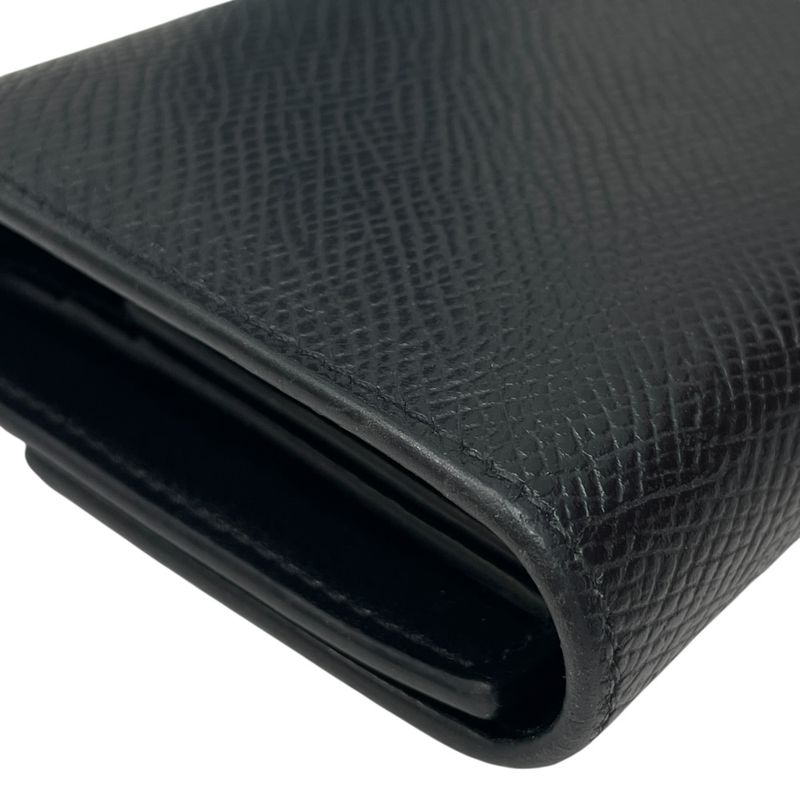 Celine Mini Trifold Wallet Compact Logo Leather