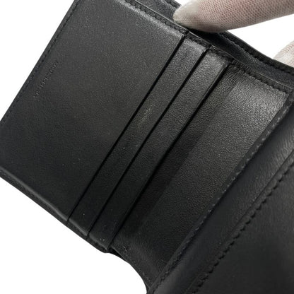 Celine Mini Trifold Wallet Compact Logo Leather