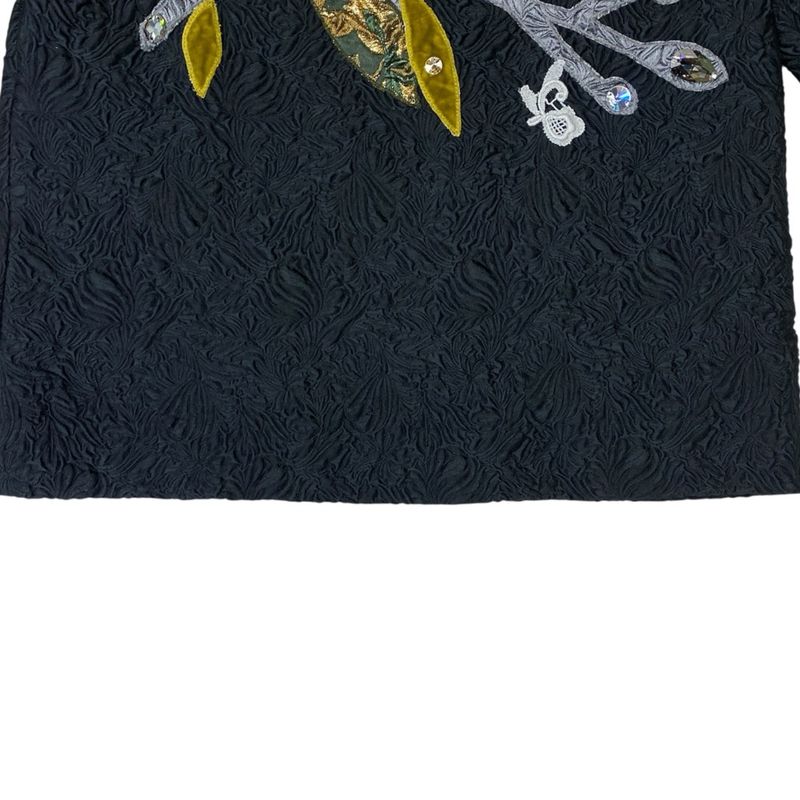 Dolce & Gabbana DG Short Sleeve T-Shirt Top Jacquard