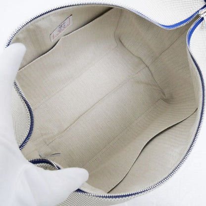 Hermes Brid-a-brac GM Gabriel Gripere Bleu Nattier Toile Ash Silver Pouch