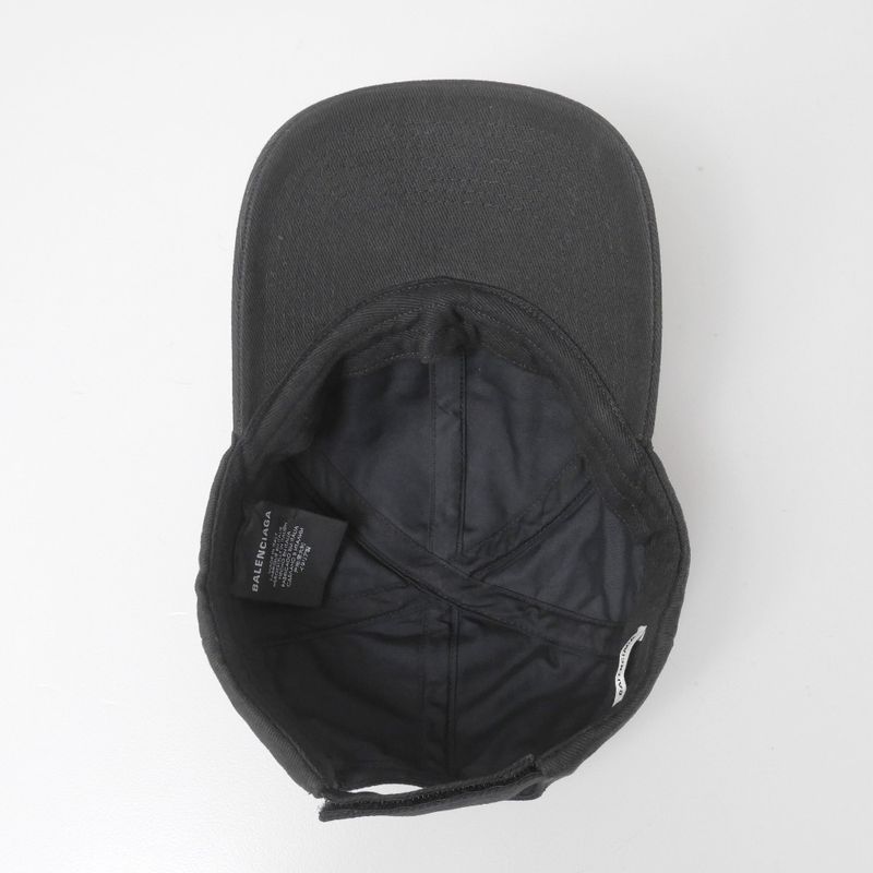 Balenciaga Cap Cotton Black