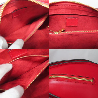 Louis Vuitton Pont Neuf Epi Castilian Red Handbag Gold