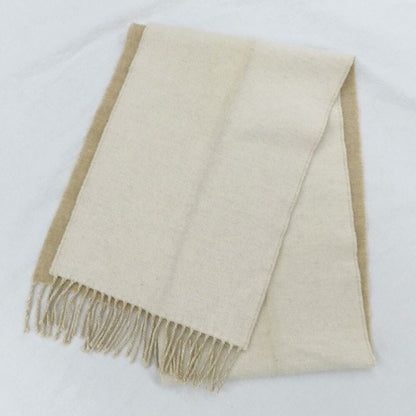 Loewe Scarf Anagram Ivory Beige Wool Cashmere Bicolor Ation From Use And Wear.