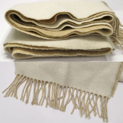 Loewe Scarf Anagram Ivory Beige Wool Cashmere Bicolor Ation From Use And Wear.