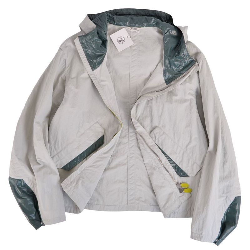 Hermes Jacket with Hood Nylon Zip