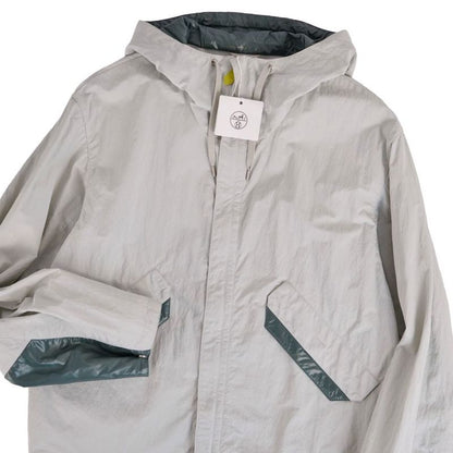 Hermes Jacket with Hood Nylon Zip