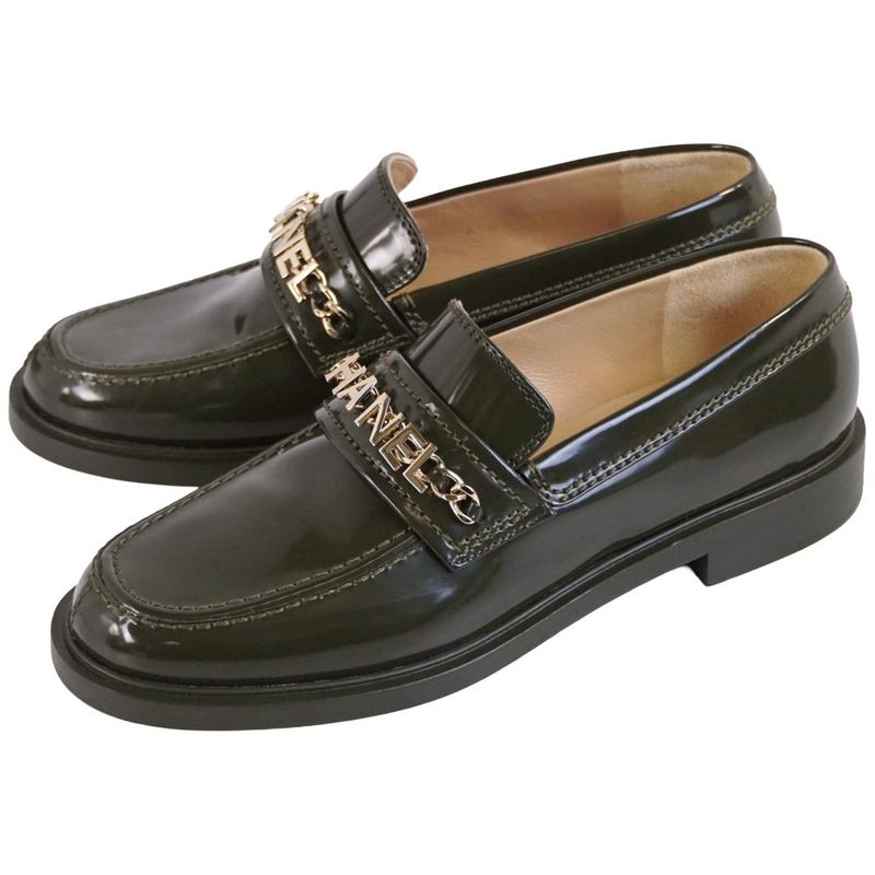 Chanel Loafers 22K Moccasins Logo