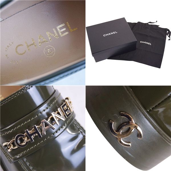 Chanel Loafers 22K Moccasins Logo