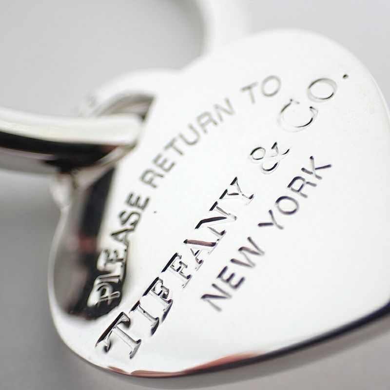Tiffany & Co. 925 Heart Charm Key Ring