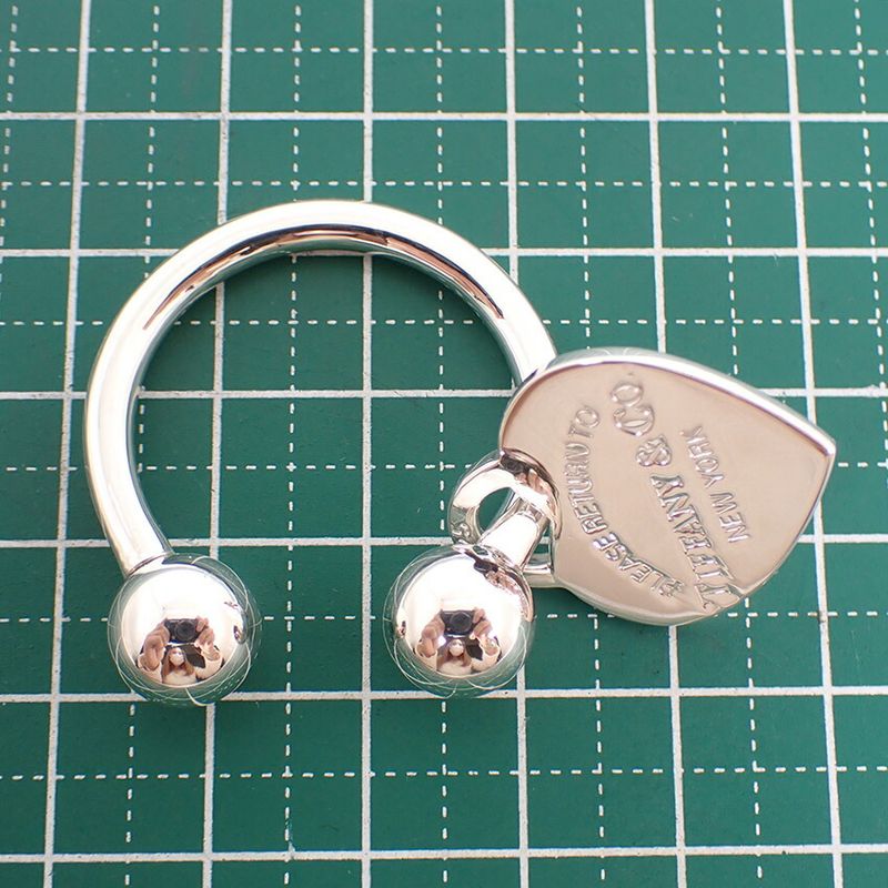 Tiffany & Co. 925 Heart Charm Key Ring