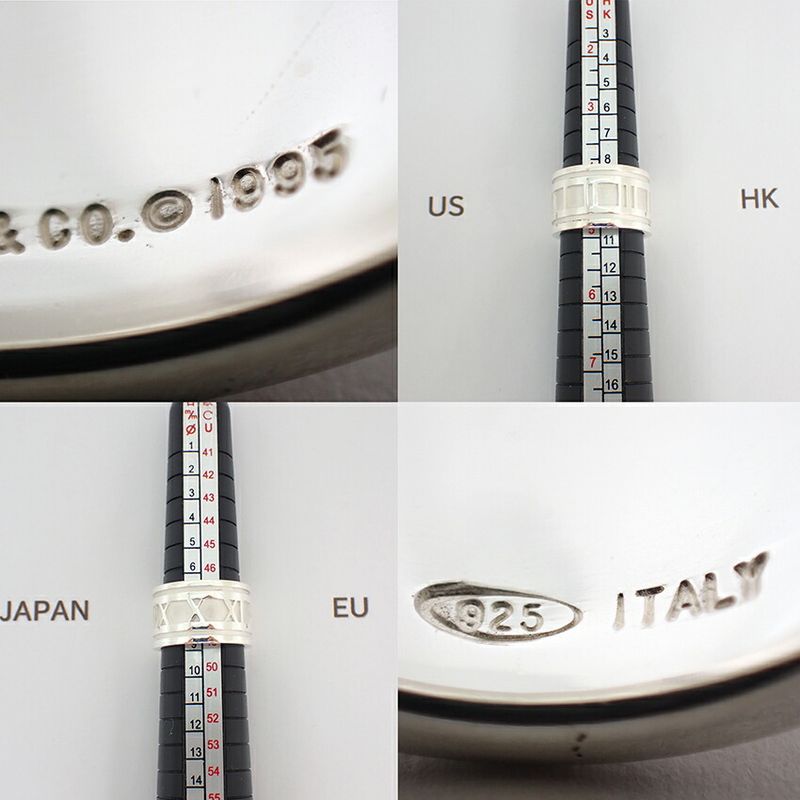 Tiffany & Co. 925 Atlas Wide Ring