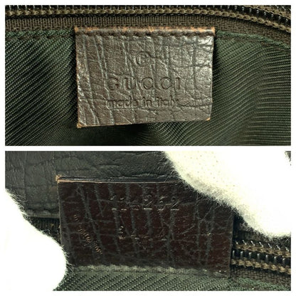 Gucci GG Supreme Canvas Leather Business Bag Handbag