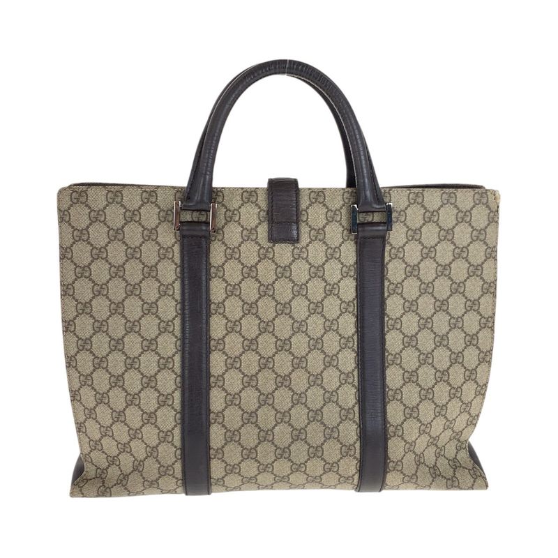 Gucci GG Supreme Canvas Leather Business Bag Handbag