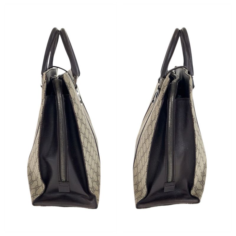 Gucci GG Supreme Canvas Leather Business Bag Handbag