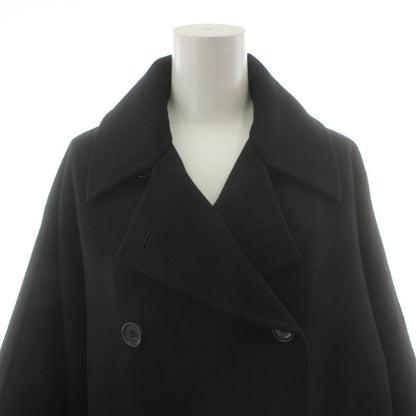 Loewe Wool Cashmere Short Coat Double 34 Black