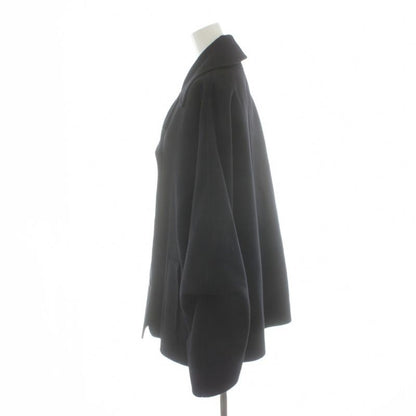 Loewe Wool Cashmere Short Coat Double 34 Black