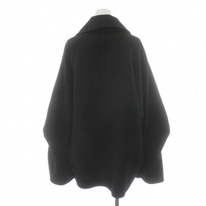 Loewe Wool Cashmere Short Coat Double 34 Black