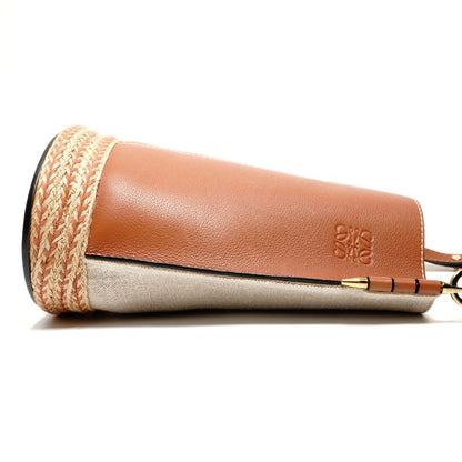 Loewe Shoulder Bag Gate Bucket Anagram Leather