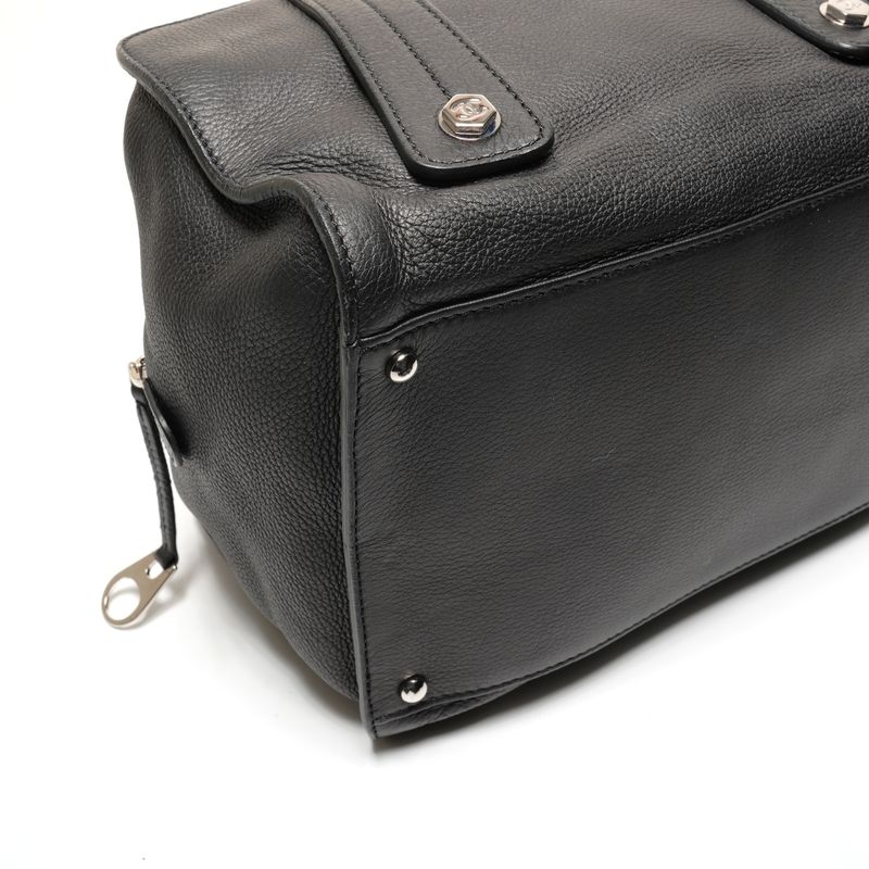 Chanel Handbag Leather Black