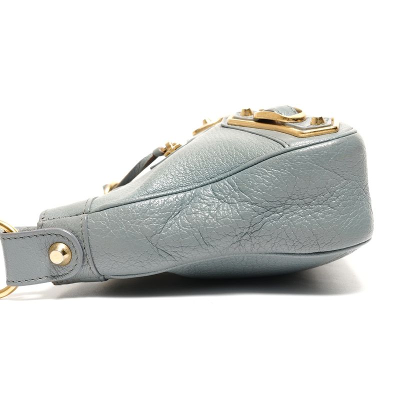 Balenciaga Shoulder Bag Giant Hip Blue Gray