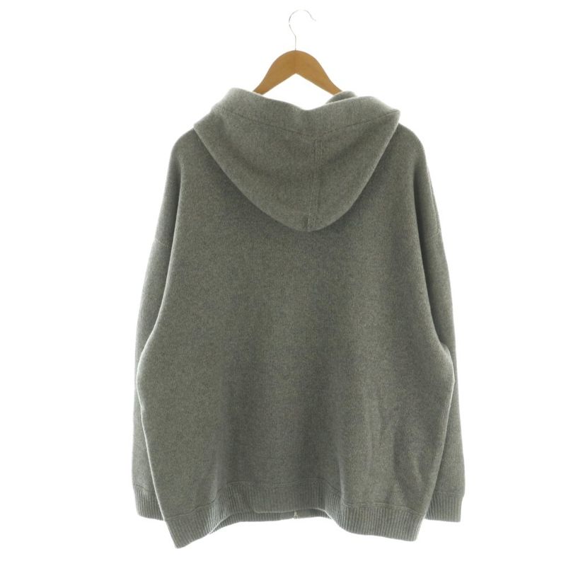 Celine Oversized Zip Hoodie Knit Zip Up Cashmere Wool Jacket