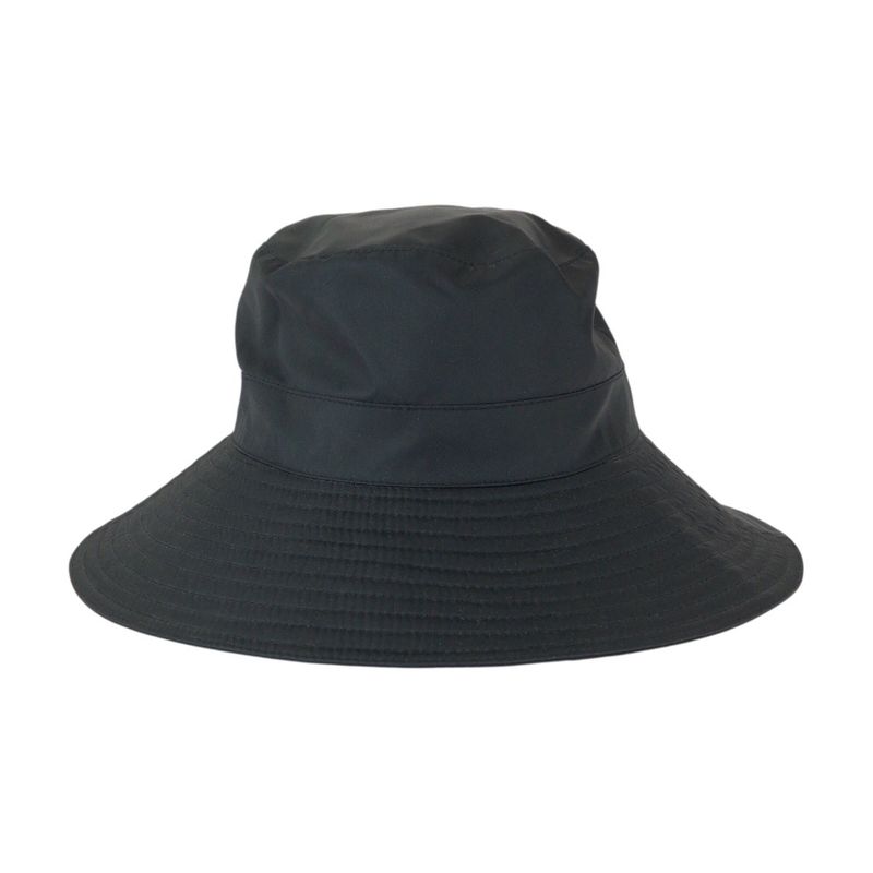 Hermes Black Silk Bucket Hat Noir