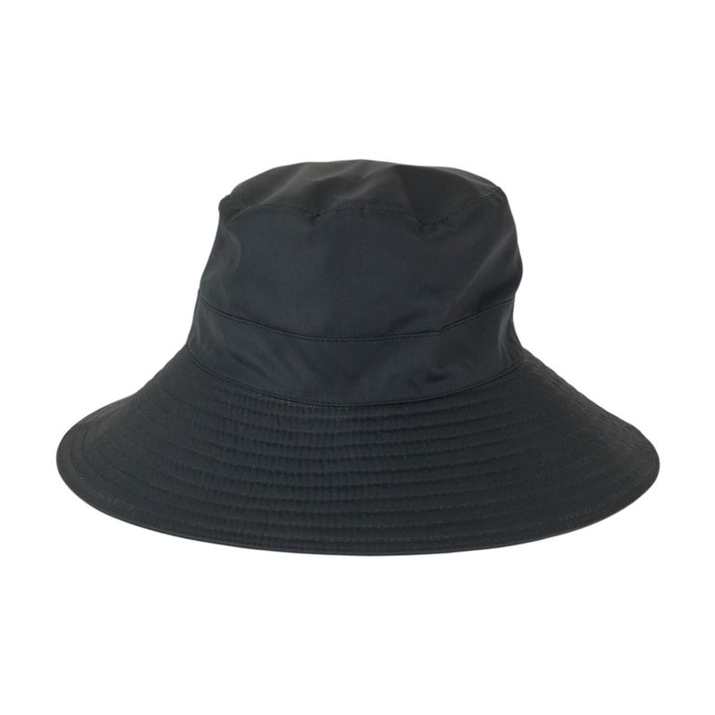 Hermes Black Silk Bucket Hat Noir