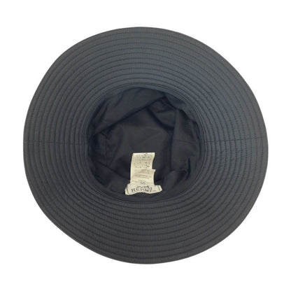 Hermes Black Silk Bucket Hat Noir