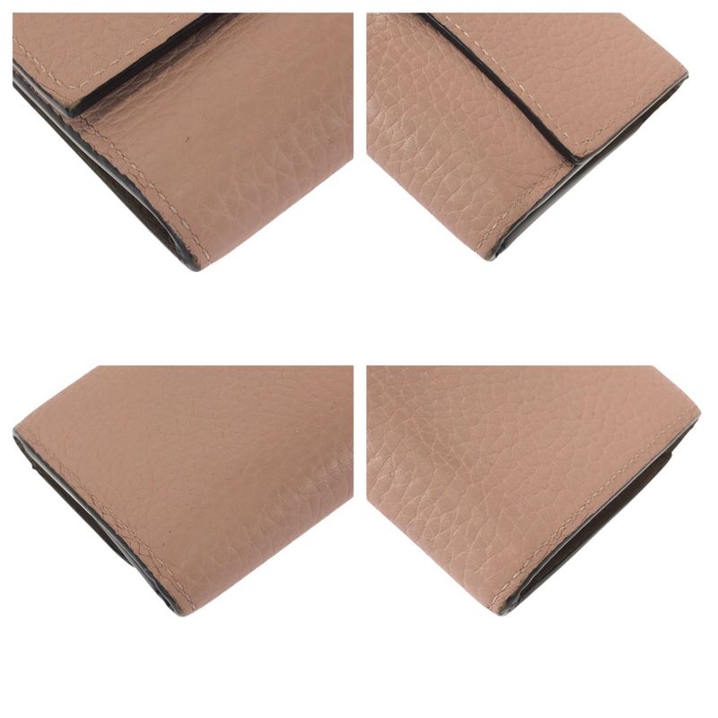 Louis Vuitton Portefeuille Capucines Compact Pink Silver Leather