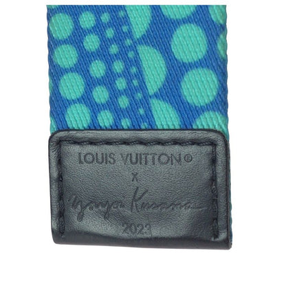 Louis Vuitton Ceinture LV Webbing Yayoi Kusama Blue Black Textile
