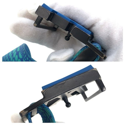 Louis Vuitton Ceinture LV Webbing Yayoi Kusama Blue Black Textile