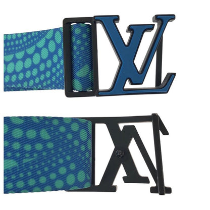 Louis Vuitton Ceinture LV Webbing Yayoi Kusama Blue Black Textile