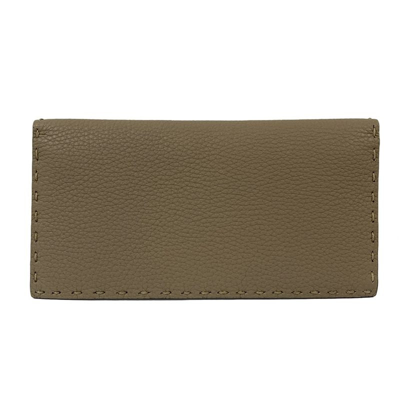 Fendi Wallet Selleria Gray Leather
