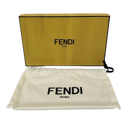 Fendi Wallet Selleria Gray Leather