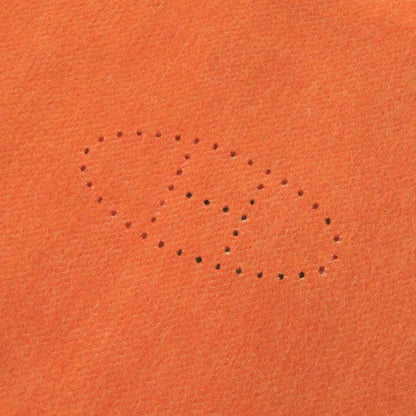 Hermes Logo Cashmere Orange Scarf
