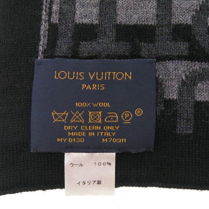 Louis Vuitton Echarpe LV Split Wool Anthracite Scarf Gray