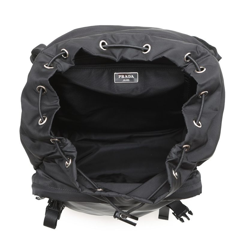 Prada Backpack Nylon Sac Black