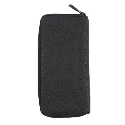 Louis Vuitton Wallet Monogram Taurillon Leather Zippy Vertical Noir Black