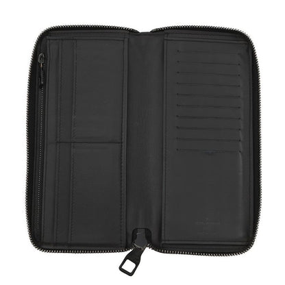 Louis Vuitton Wallet Monogram Taurillon Leather Zippy Vertical Noir Black