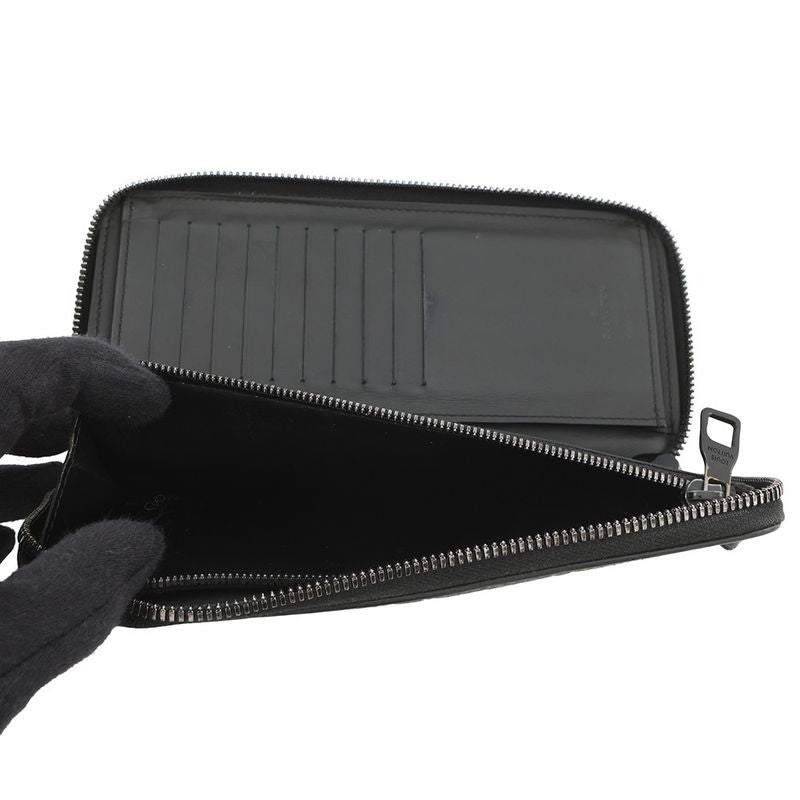 Louis Vuitton Wallet Monogram Taurillon Leather Zippy Vertical Noir Black