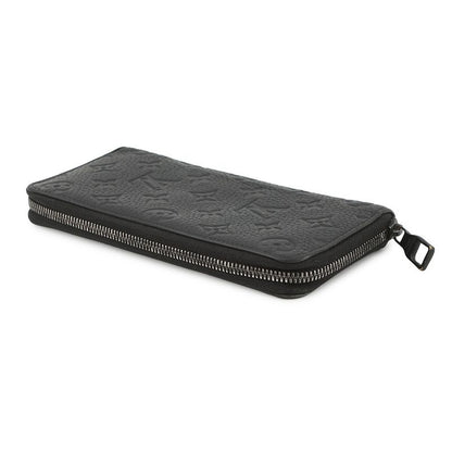 Louis Vuitton Wallet Monogram Taurillon Leather Zippy Vertical Noir Black