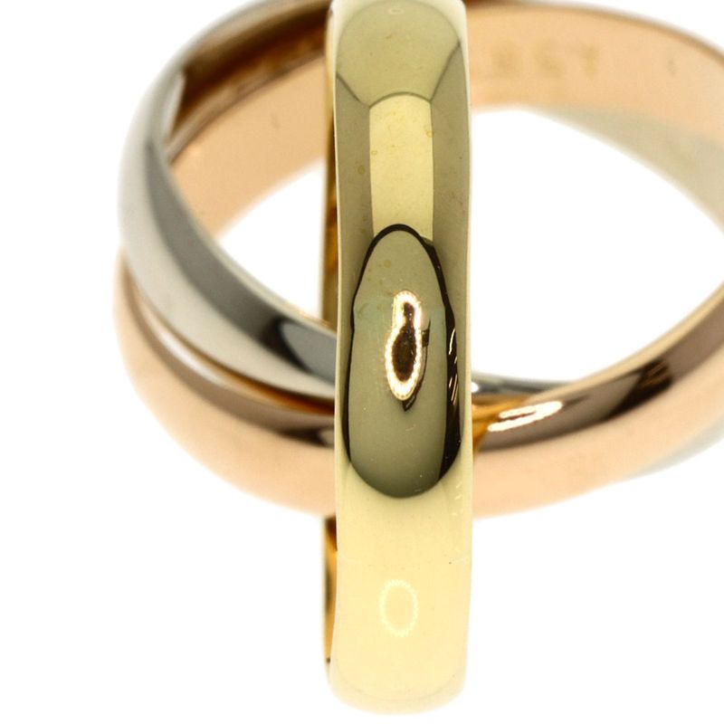 Cartier Trinity 48 Ring 18K Yellow Gold 18K Pink White