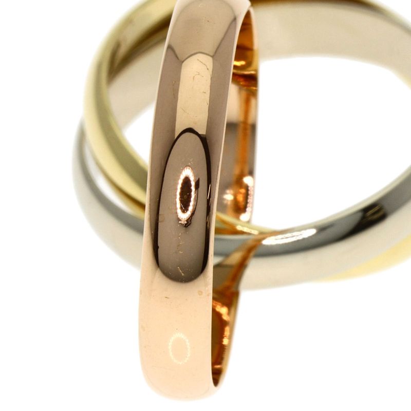 Cartier Trinity 51 Ring 18K Yellow Gold 18K Pink White