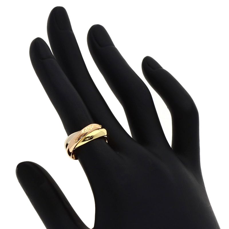 Cartier Trinity 49 Ring 18K Yellow Gold 18K Pink White