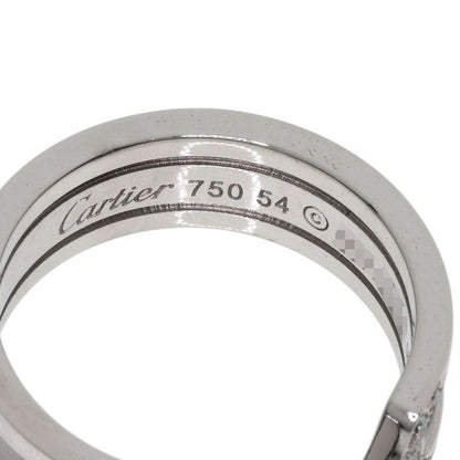 Cartier Diamond SM 54 Ring 18K White Gold