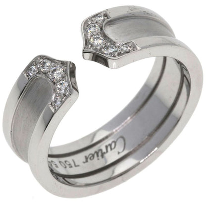 Cartier Diamond SM 54 Ring 18K White Gold