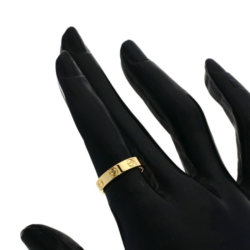 Cartier Mini Love Ring 48 18K Yellow Gold