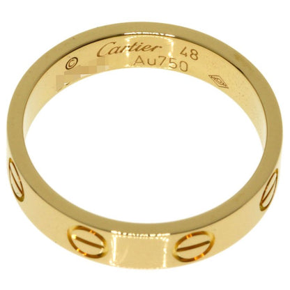 Cartier Mini Love Ring 48 18K Yellow Gold